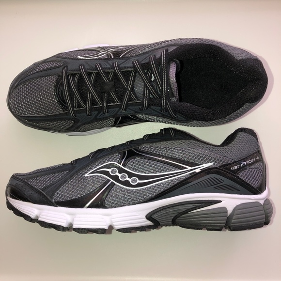 ๐2xHP๐ NWOT SAUCONY Grid Ignition 4 Sneakers Walking Running Training Mens 9.5 - Picture 2 of 16